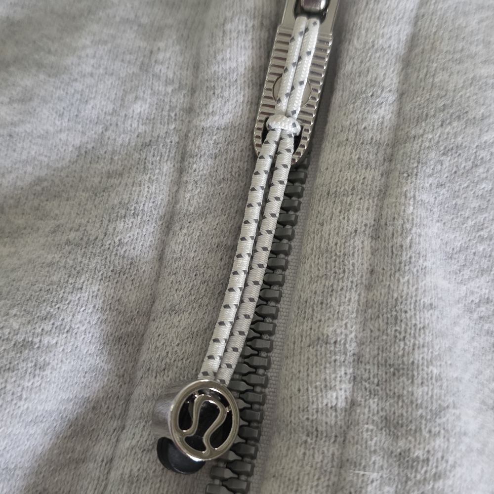 lululemon athletica Light Gray Half-Zip Hoodie - Picture 3 of 3